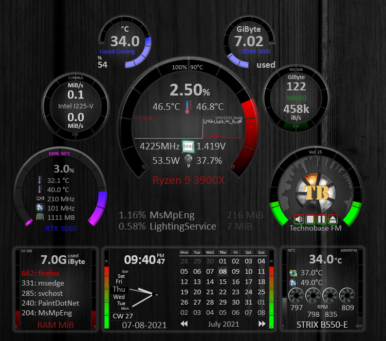 Download Rainmeter HWiNFO Skins + License Key [Crack-2023]