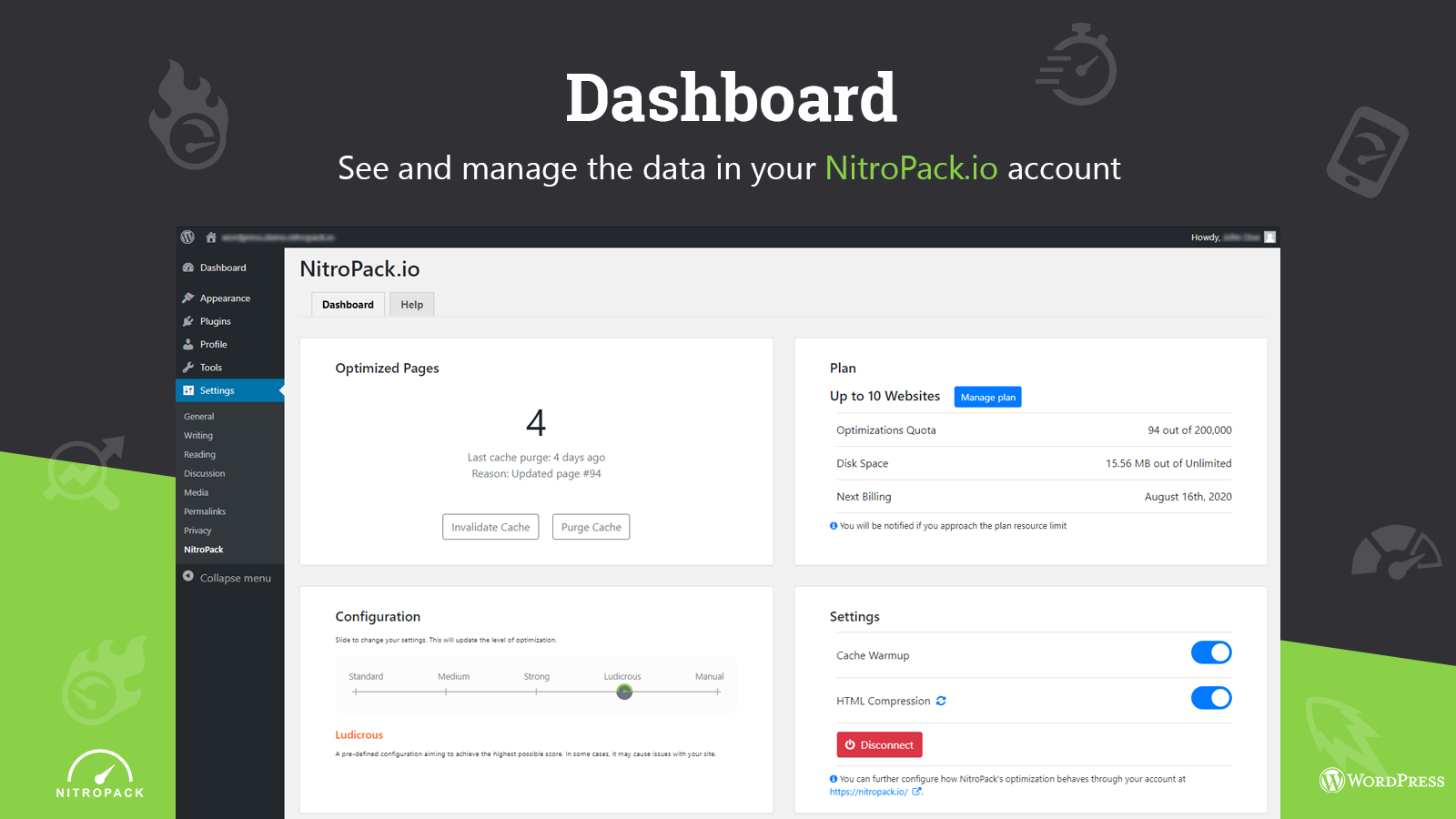 NitroPack WordPress Plugin Page Speed Improve in Google-2023